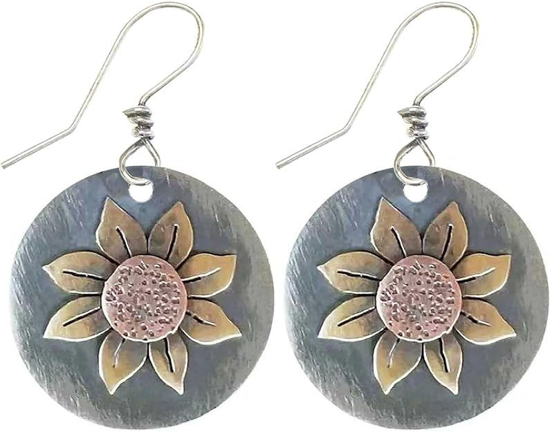 Boho Teardrop Earrings, Handmade Copper Bohemian Earrings, Dangle Antique Ethnic Jewelry for Wome... | Amazon (US)