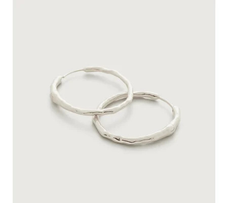 Siren Muse Medium Hoop Earrings | Monica Vinader (US)