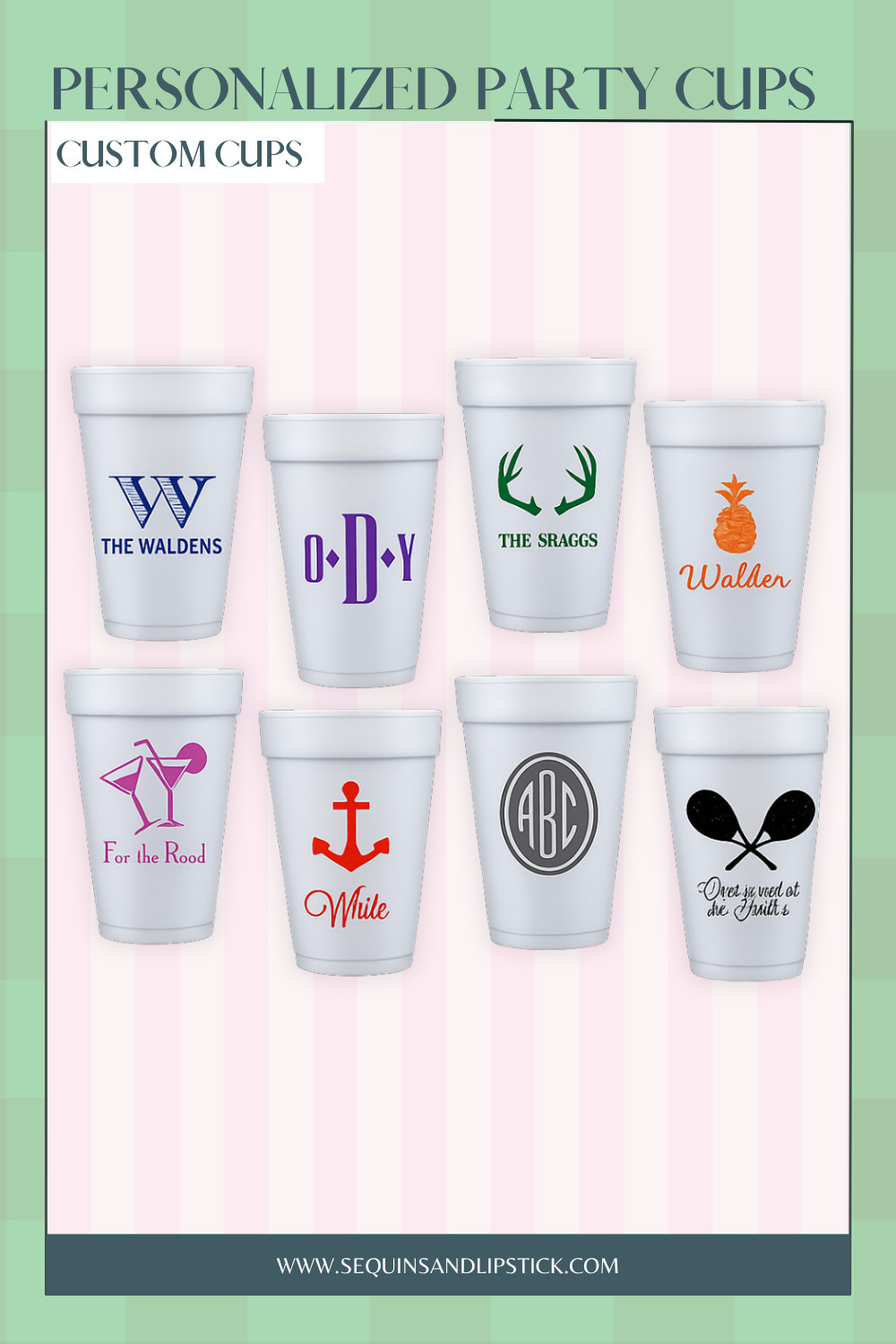 Elevate any gathering with personalized party cups made just for you 🤍 From monograms to fun icons and custom sayings, these cups are the perfect detail for entertaining, gifting, and celebrations. 

 #LTKSeasonal #LTKU #LTKWedding