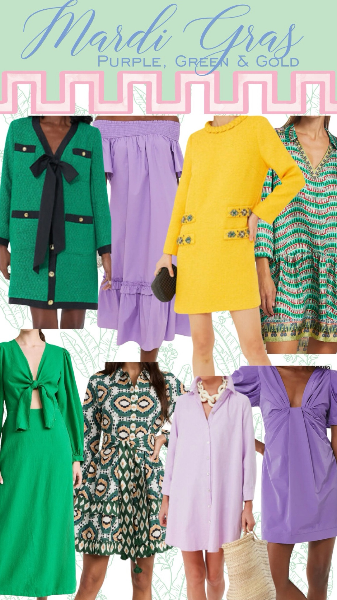 Mardi Gras dresses - St. Patricks day dresses - yellow dresss

#LTKSeasonal #LTKtravel