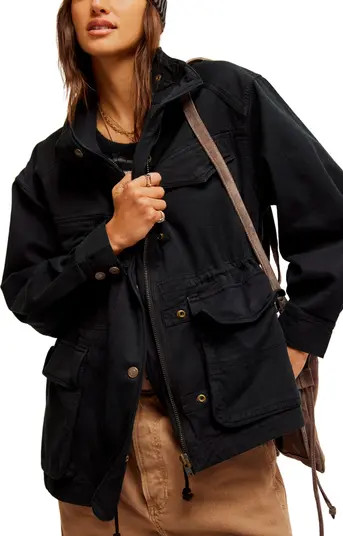 Arya Cotton Twill Utility Jacket | Nordstrom