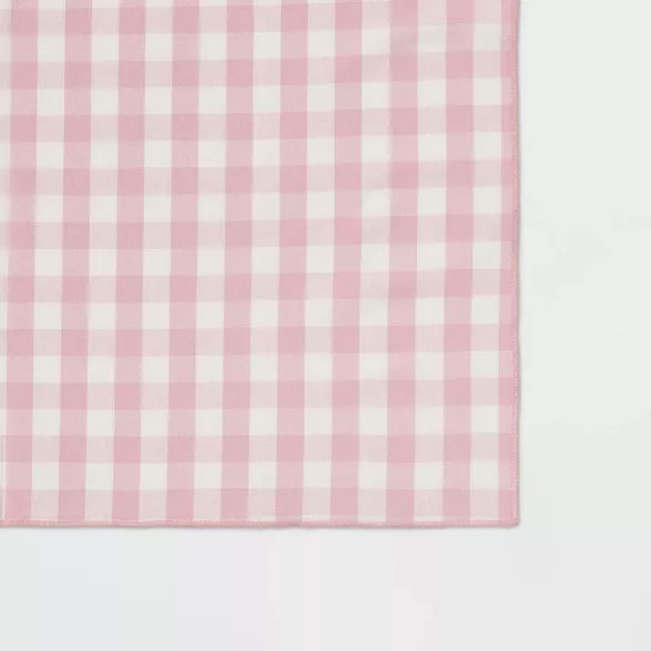 Cotton Gingham Tablecloth Pink - Threshold™ | Target