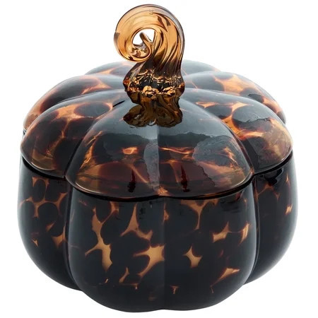 18oz Pumpkin Snickerdoodle Swirl 3-Wick Scented Candle in Clear Glass Pumpkin Jar, Fall & Thanksgiving Home Decor | Walmart (US)