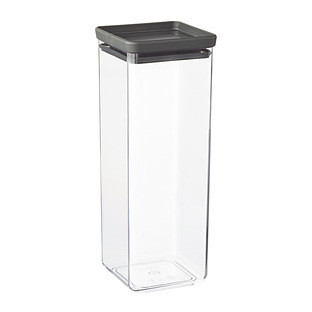 The Container Store® 5-Piece Modular Canister Set Graphite | The Container Store