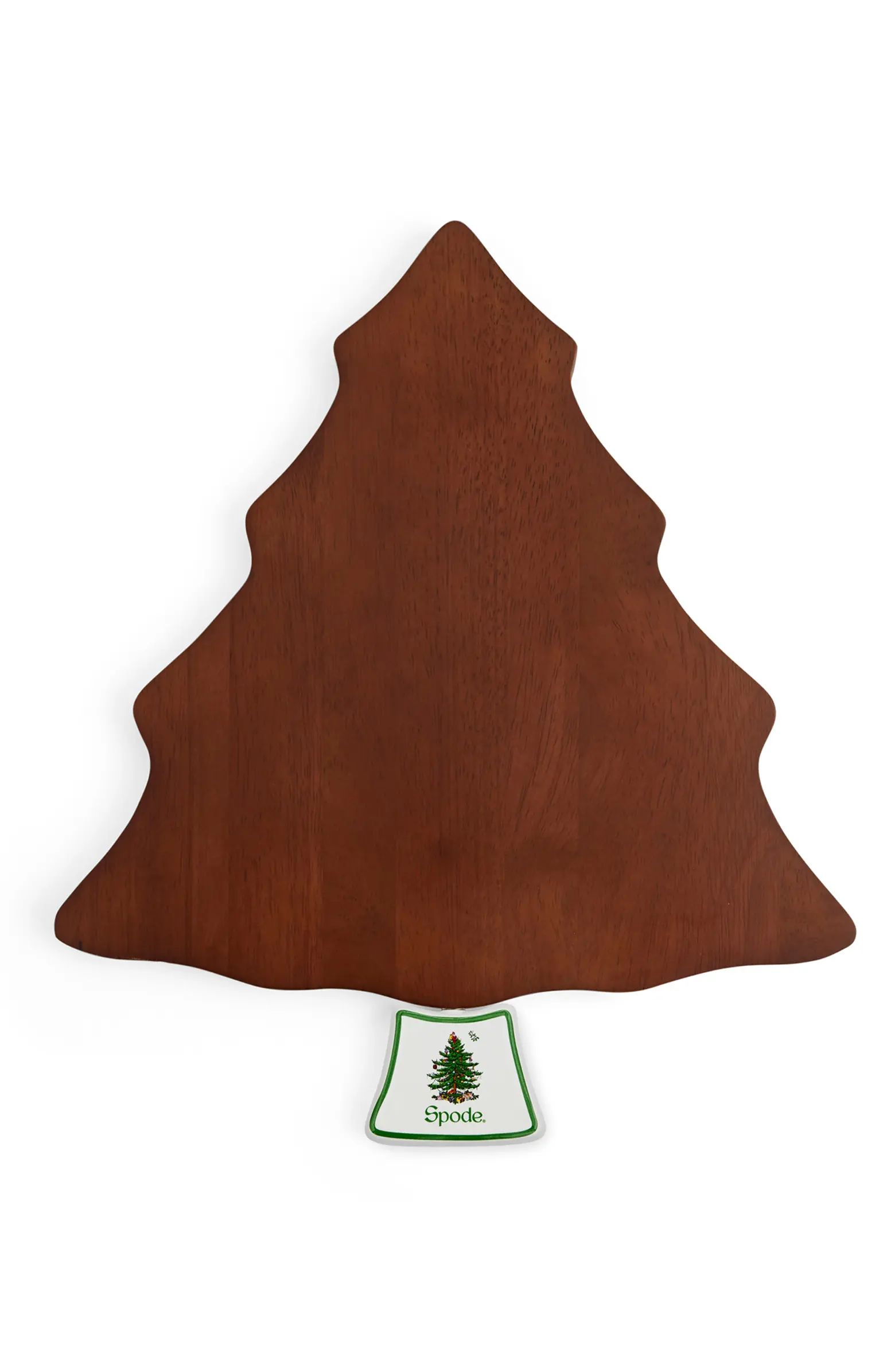 Spode Christmas Tree Wooden Cheese Board & Knife Set | Nordstrom | Nordstrom