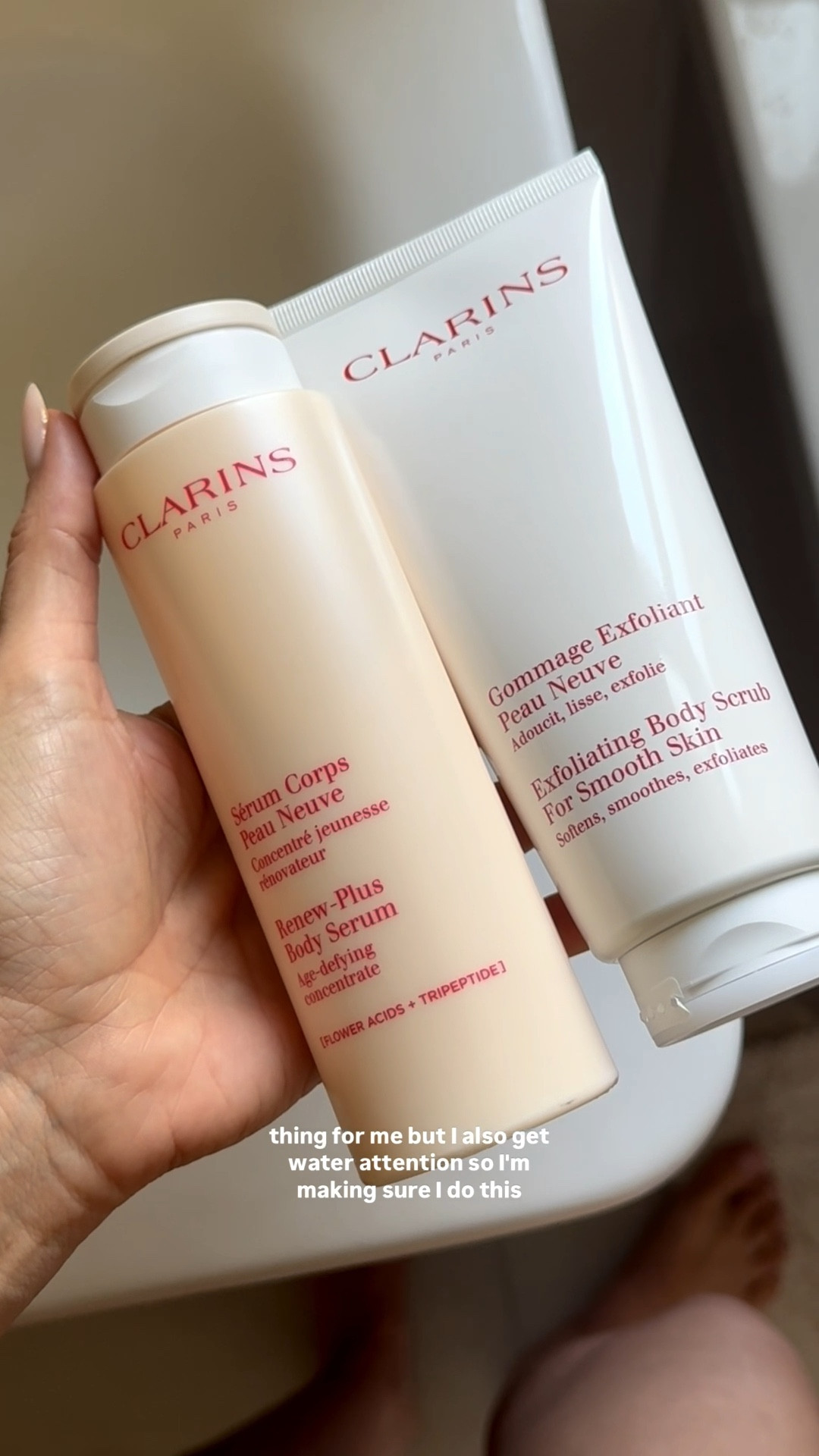  The ten minute drain and smooth body routine I have been doing every morning 

Using the Clarins body scrub in the shower which leave your skin so smooth and even, buffing out bumps and dry skin. Then when my skins still damp I go in with the renew plus body serum, It's packed with hyaluronic acid & Plant extract so it hydrates deeper and keeps everything looking smooth as well as smelling great. I then finish with my wood tool, this helps so much with water retention and just keeps my legs looking tight.



#LTKuk #LTKhome #LTKbeauty