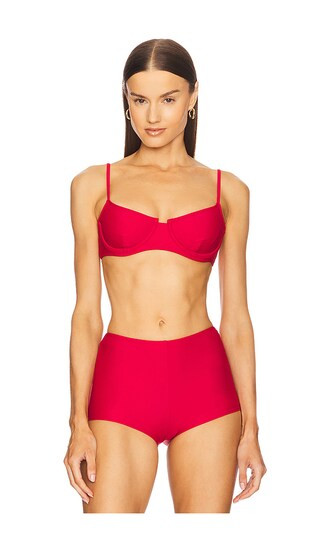Arabella Top in Red | Revolve Clothing (Global)