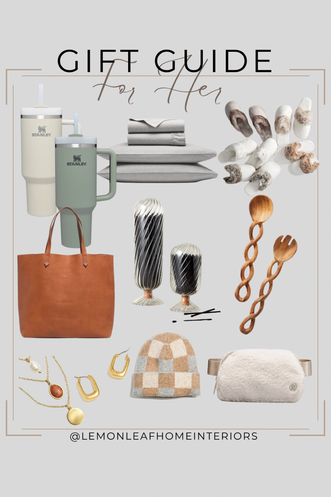 Gift guide for her. Gift ideas madewell, Anthropologie, Stanley, Lulu Lemon


#LTKunder100 #LTKGiftGuide #LTKstyletip
