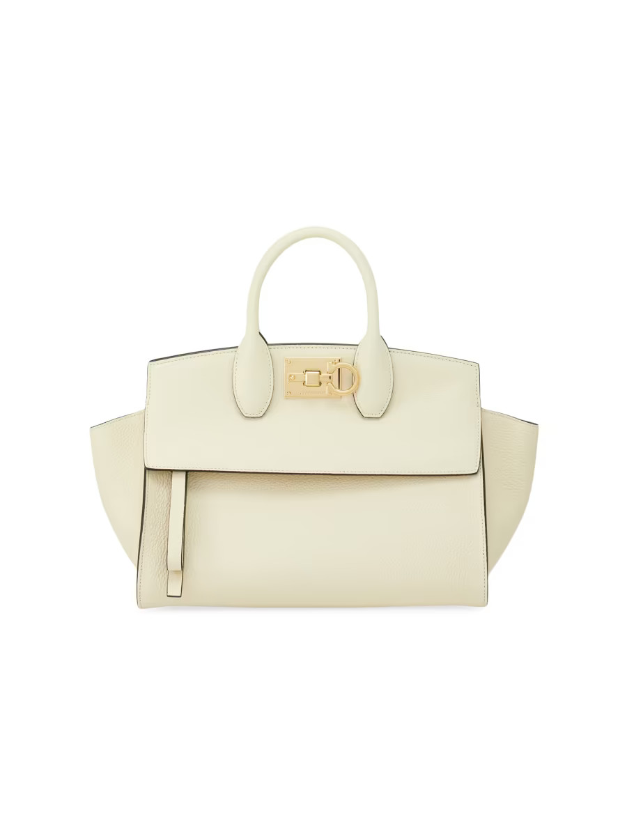 Studio Soft Large Leather Top-Handle Bag | Saks Fifth Avenue