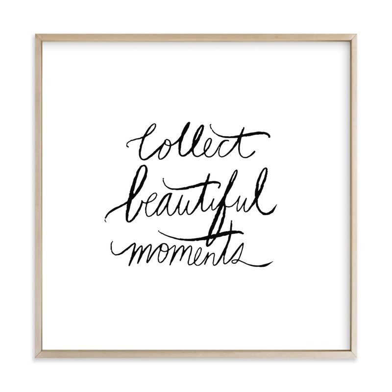 "collect beautiful moments" - Limited Edition Art Print by Vivian Yiwing. | Minted