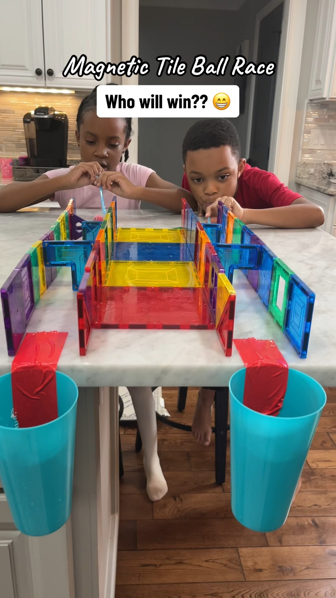 Magnetic Tile Ball Race for the Win! #toys

#LTKkids #LTKfamily