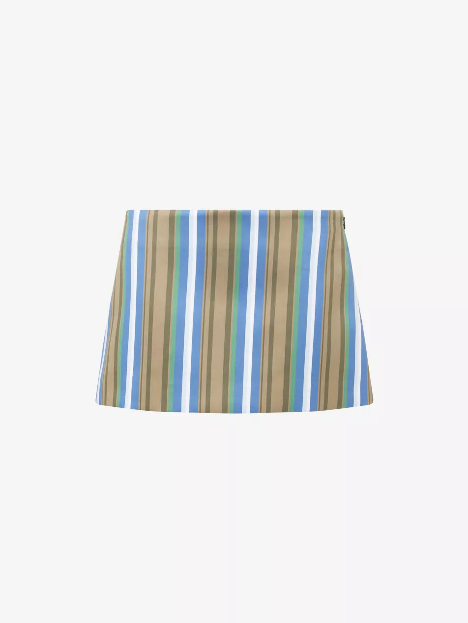 THE FRANKIE SHOP - Hera Striped Cotton-Blend Mini Skirt | Selfridges.com | Selfridges