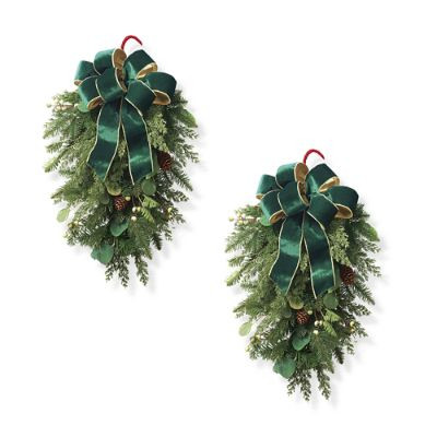 Majestic Holiday Chairback Swags, Set of Two | Frontgate