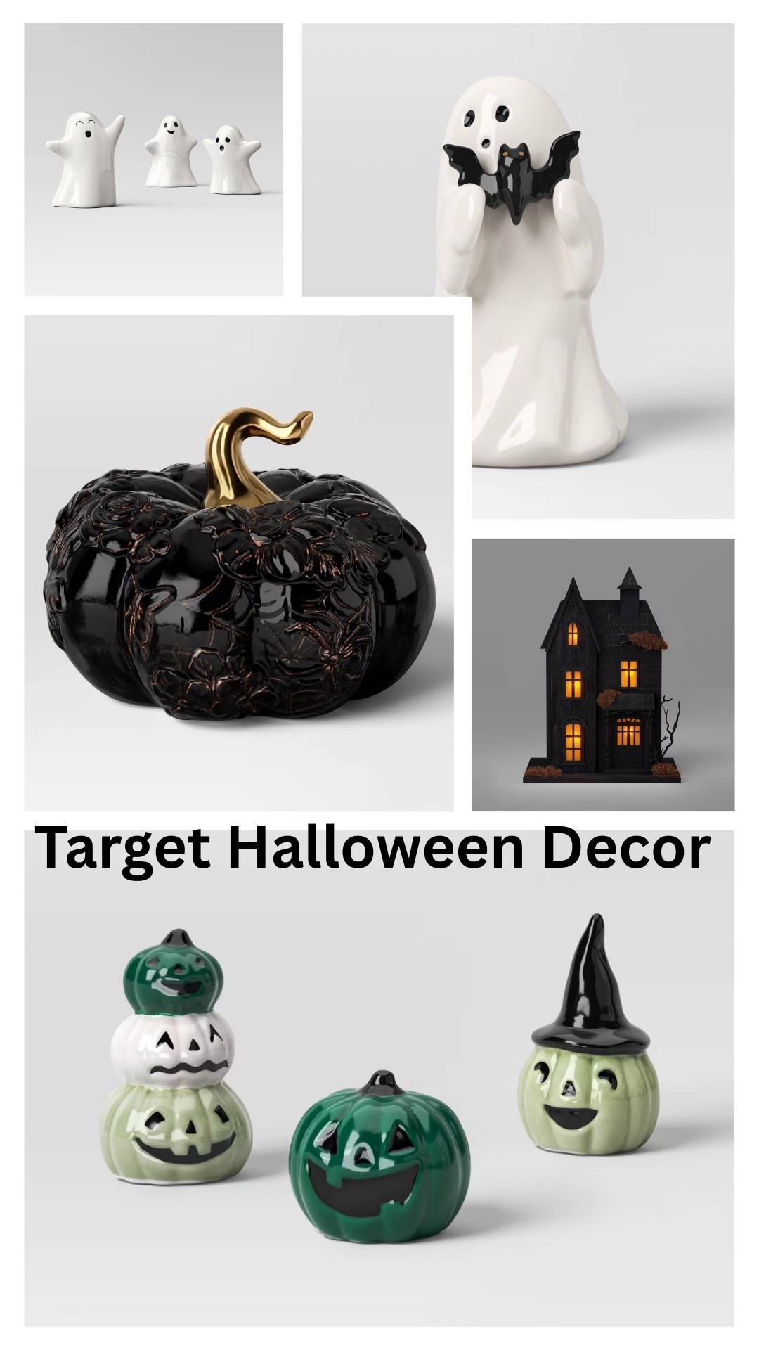 New Halloween decorations from target that I’m eyeing up. I love keeping it simple but still getting that touch of Halloween in my housee

#LTKSeasonal #LTKHome