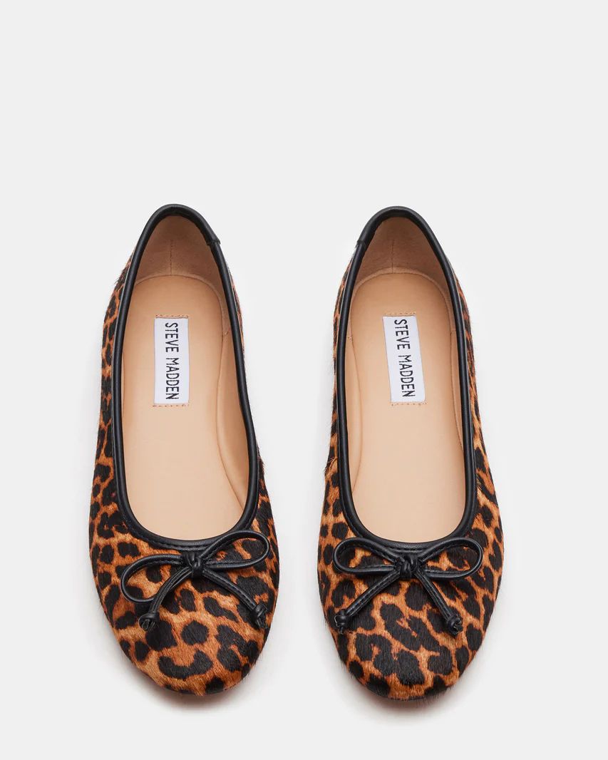 VIXEN Leopard Ballet Flat | Women's Flats | Steve Madden (US)