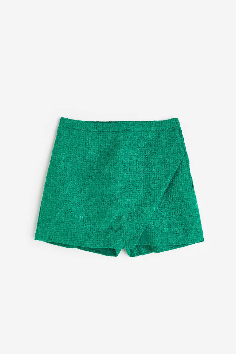 Textured-weave Skort | H&M (US + CA)
