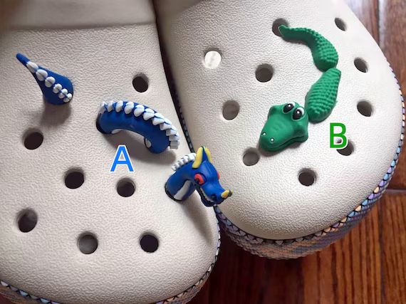 Blue Dragon and Crocodile Charms 3D Shoe Charm Designer | Etsy | Etsy (US)