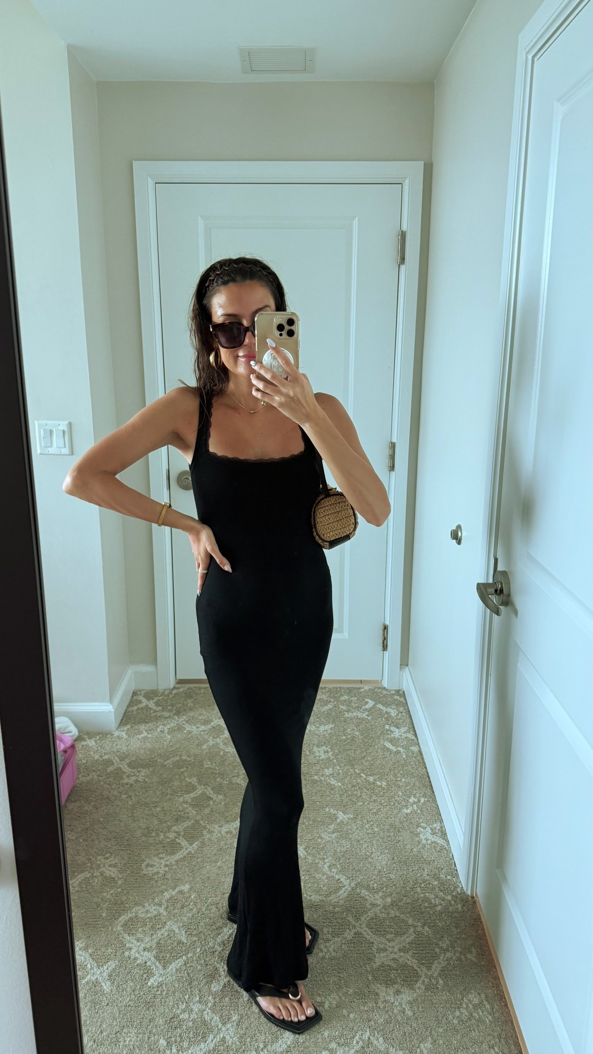 Black dress for everyday style so stretchy and comfy wearing size small 

#LTKTravel #LTKootd #LTKgrwm