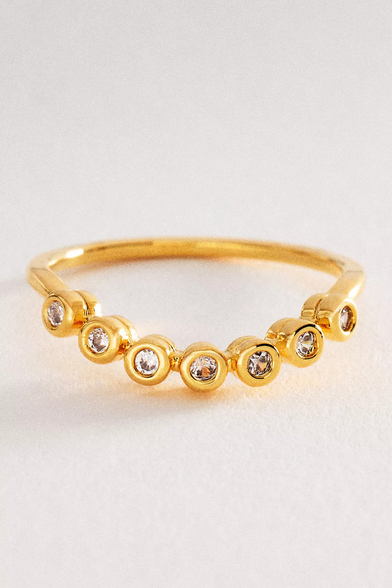 Twisted Crystal Ring | Anthropologie (US)