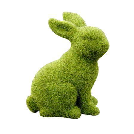 Winnereco Handmade Artificial Turf Grass Bunny Easter Moss Rabbit (S Sitting Rabbit) | Walmart (US)