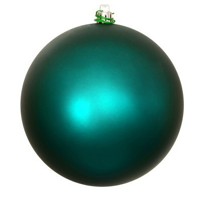 Vickerman 10" Dark Teal Matte Ball Ornament | Target
