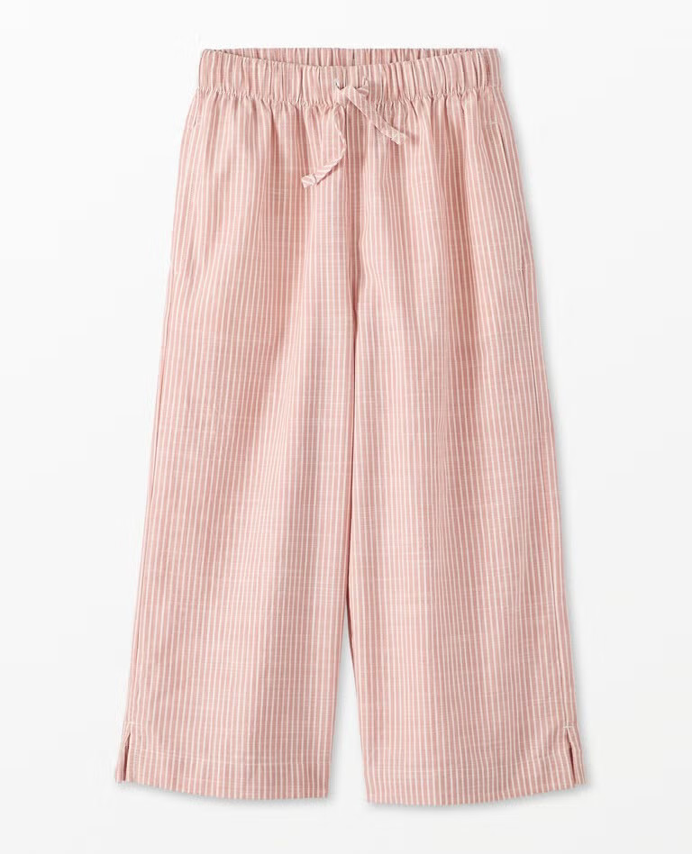 Poplin Wide Leg Pants | Hanna Andersson