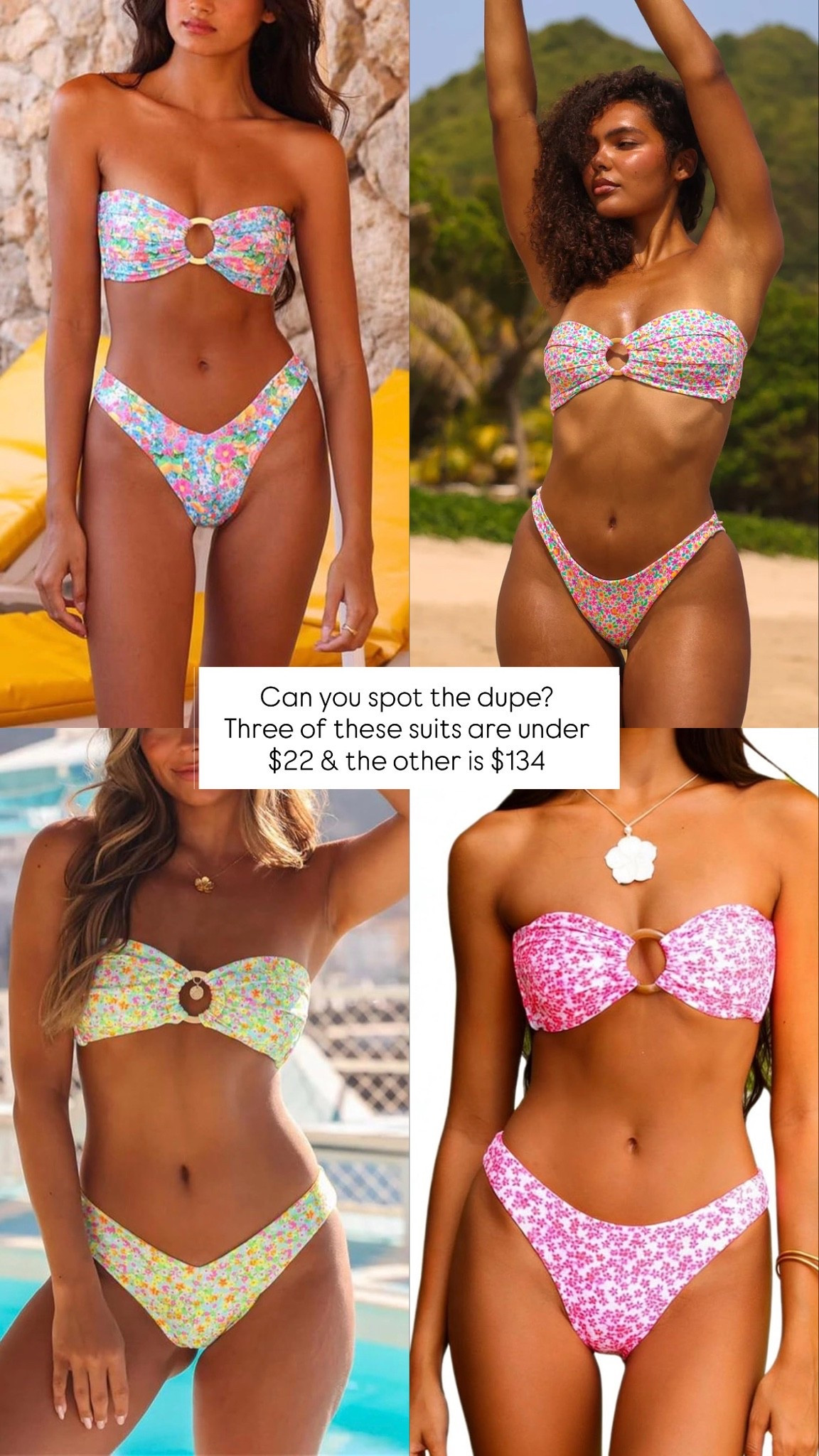 Kulani minis look for less. Amazon swim, summer outfit, bikini, swimsuit
