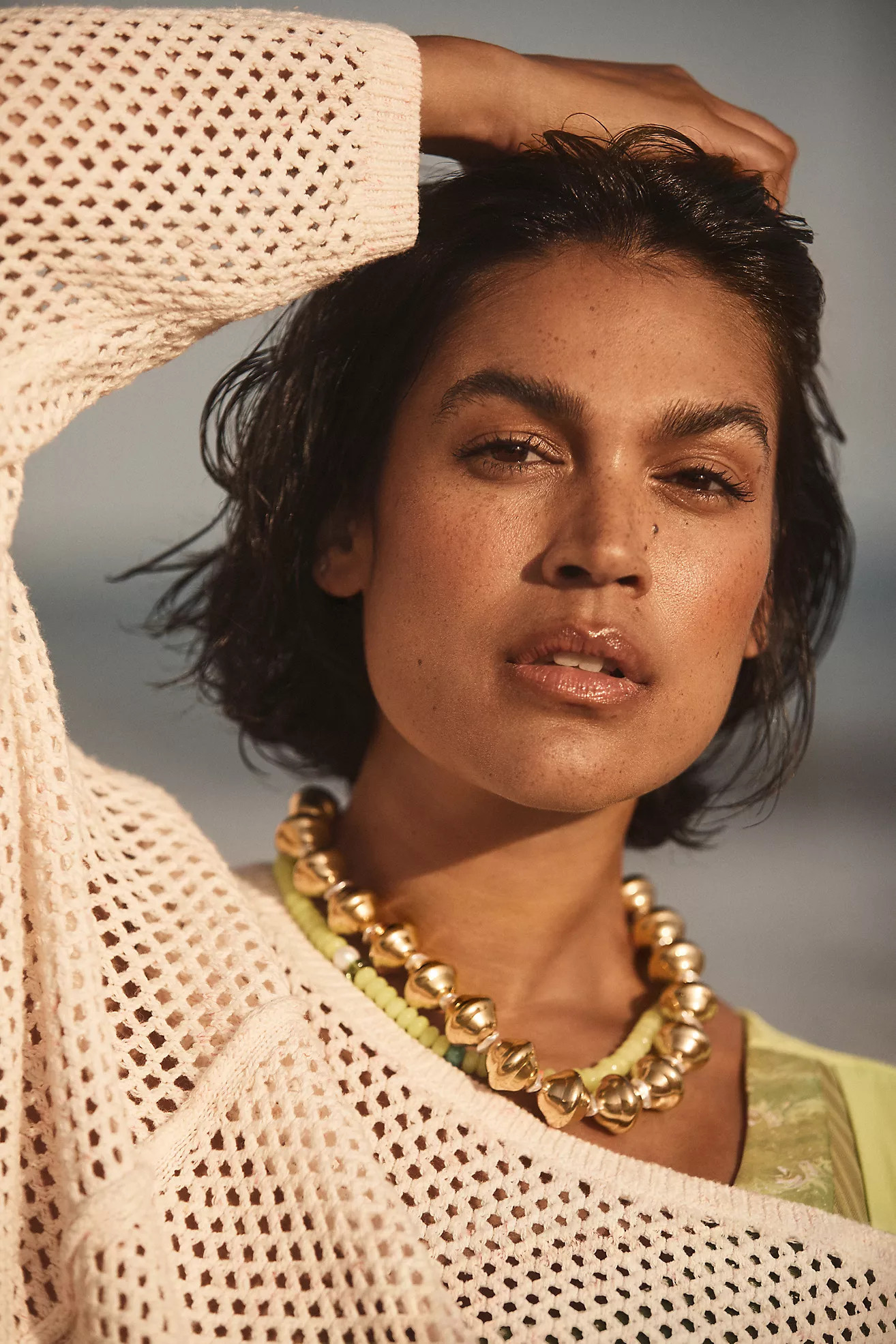 Gilded Pearl Necklace | Anthropologie (US)