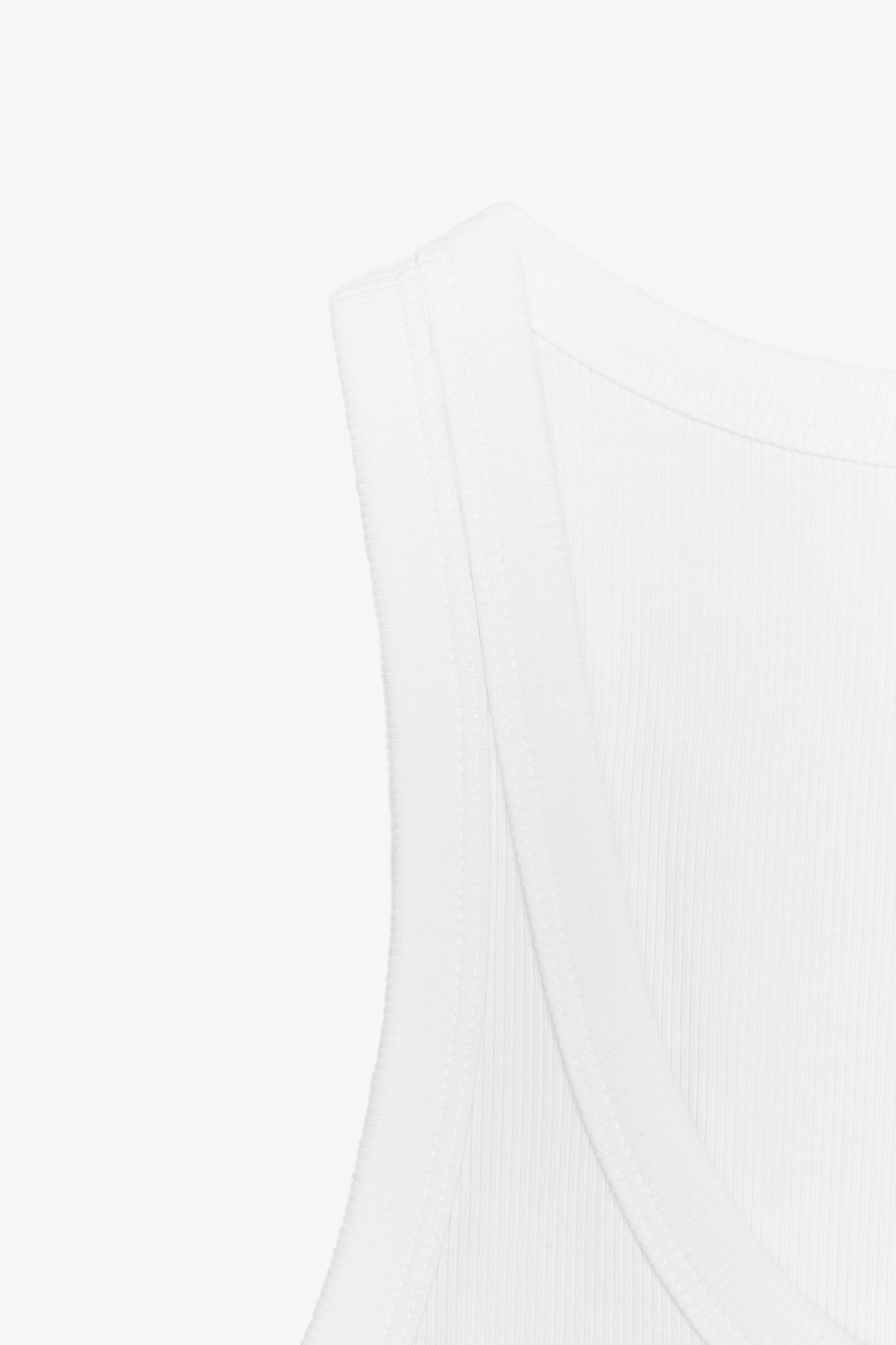 RIBBED STRAPPY TOP | Zara UK