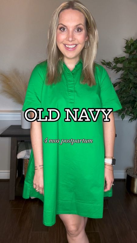 It’s official, Kelly green is my favorite color to wear! And how amazing is this dress from Old Navy?! Dress it up with heels for the office or wear sandals and a cute bag for a more casual look. I’m wearing a size small at 4 months postpartum and I’m right under 5’5” for reference. And this dress is on sale for $27!!!

Spring dress, spring outfit, summer outfit, work wear, work outfit, old navy 

#LTKstyletip #LTKsalealert #LTKworkwear