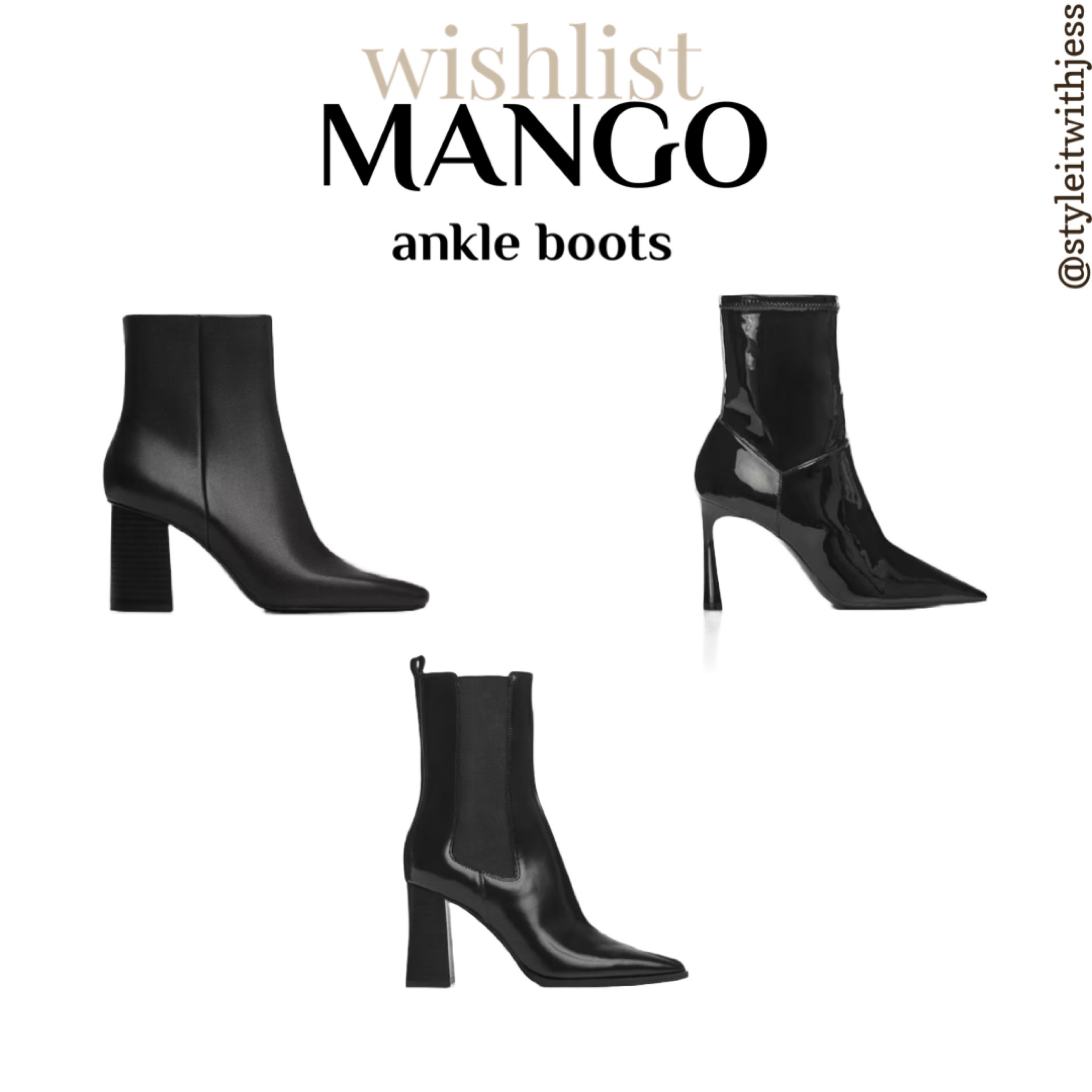 MANGO ankle boots 🖤👢

#LTKover40 #LTKshoecrush #LTKstyletip