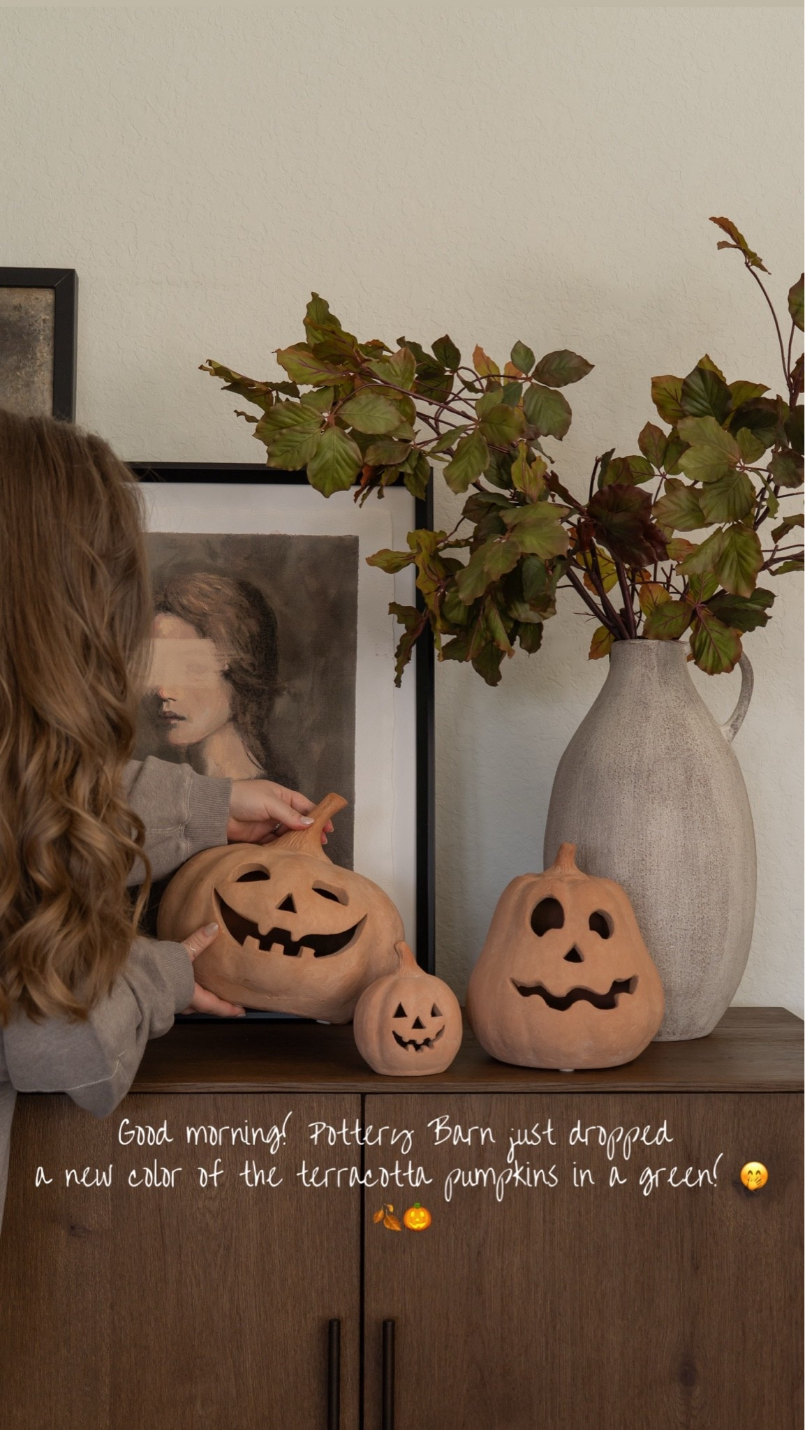 The pottery barn terracotta pumpkins are back and in a new color! 🎃🍂🤎

#LTKHome #LTKSeasonal