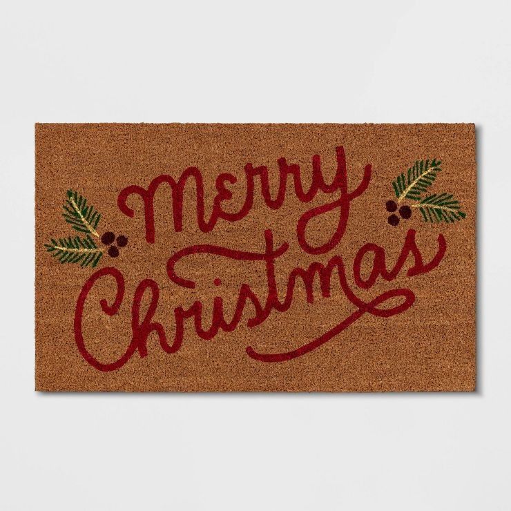 1'6"x2'x6" 'Merry Christmas Doormat - Target Style | Target