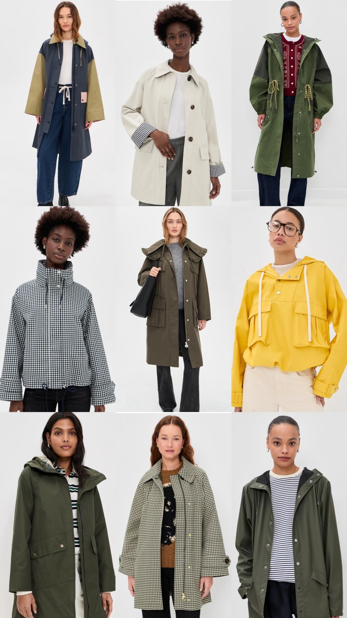 Spring raincoats and parkas 

#LTKootd #LTKSeasonal
