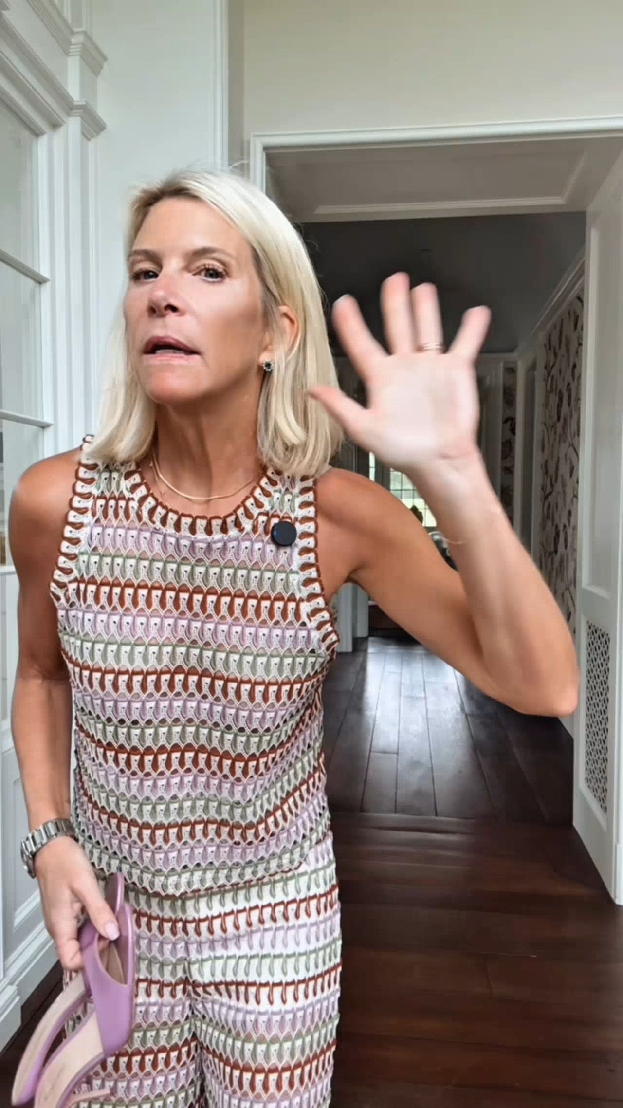 This Veronica Beard knit tank, matching skirt, and coordinating sandals are perfect for summer vacations, beach dinners, resort wear, and warm-weather date nights. 

 #LTKgrwm #LTKootd
