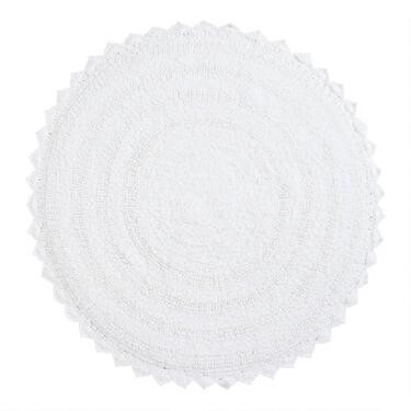 Redondo Round Cotton Bath Mat | World Market