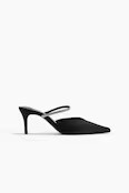 Embellished heeled mules | H&M (UK, MY, IN, SG, PH, TW, HK)