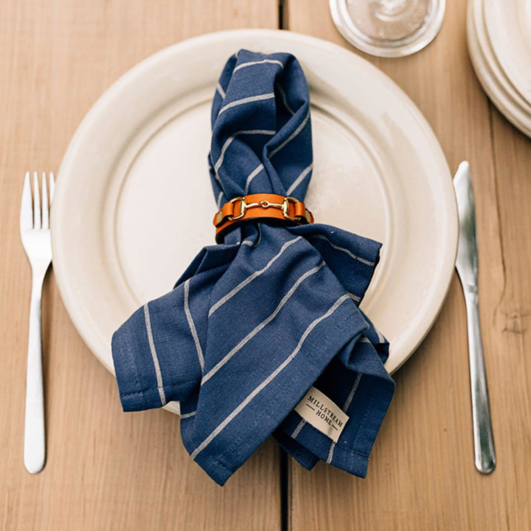 The Horse Bit Napkin Ring in Camel | Minted