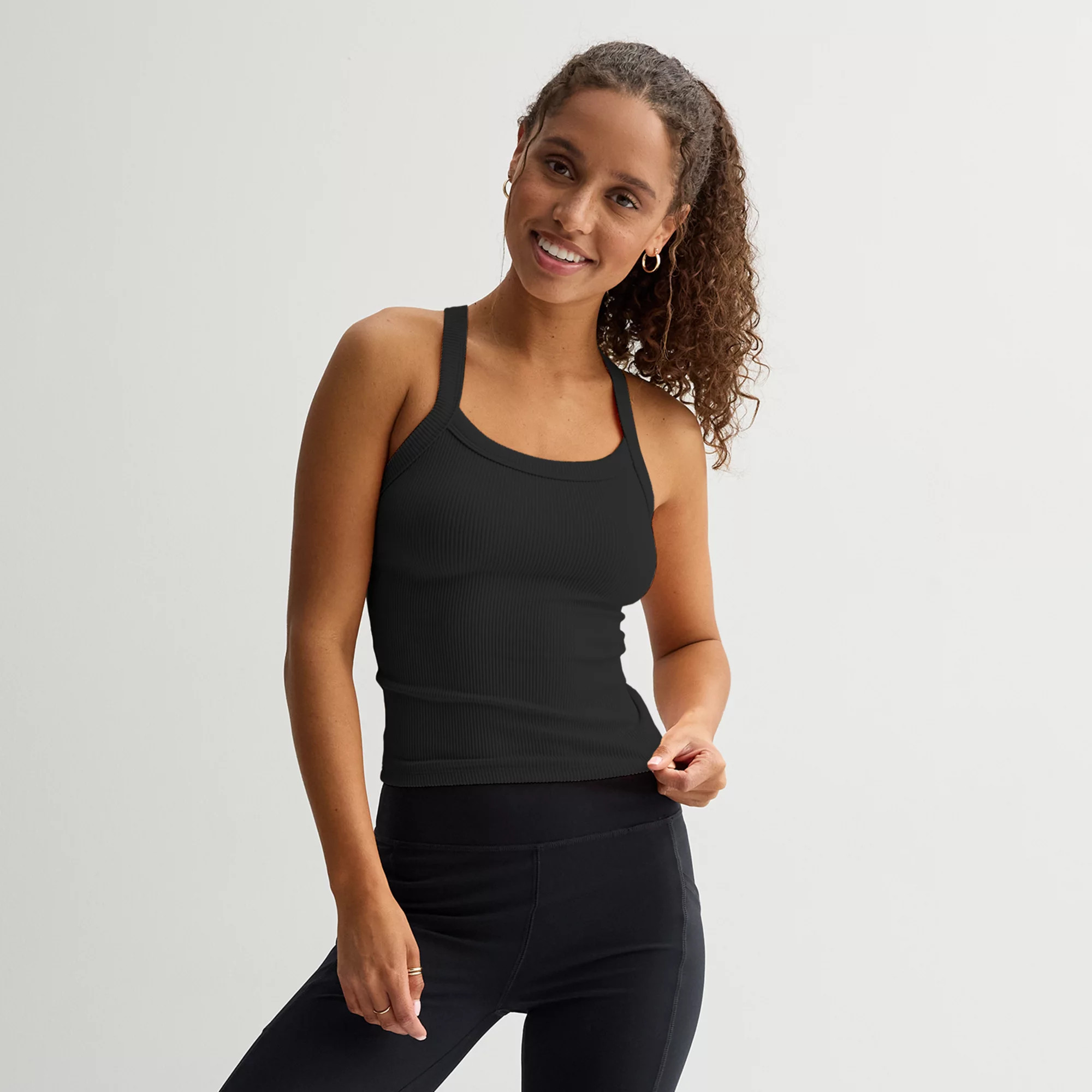 Juniors' SO® Sporty Rib Tank Top | Kohl's