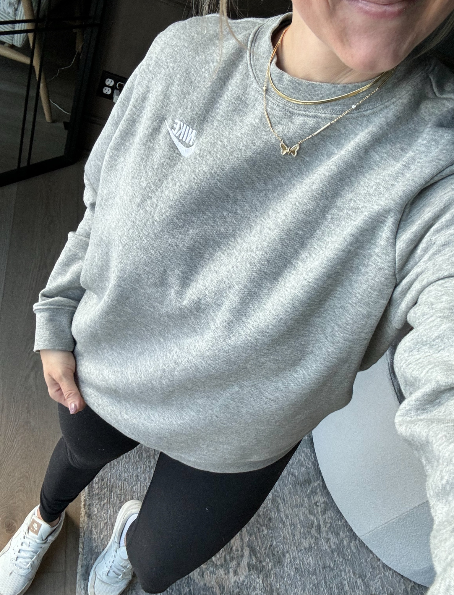 My favorite Nike crewneck paired with my airmax sneakers! Wearing a medium! 

#LTKPetite #LTKFindsUnder50 #LTKShoeCrush