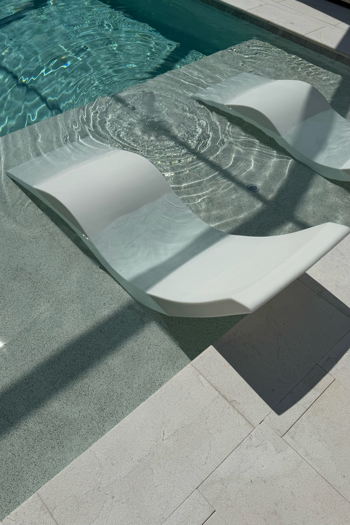 minimal and modern in pool loungers 🤍
perfect lounge spot while relaxing and tanning in the pool  

#LTKStyleTip #LTKHome #LTKSeasonal