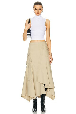 by Marianna Noma Midi Skirt in Light Khaki | Revolve Clothing (Global)