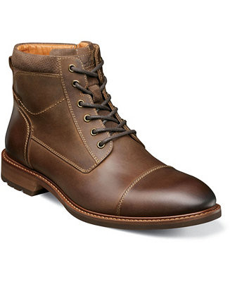 Men's Chalet Cap Toe Lace Up Boots | Macy's