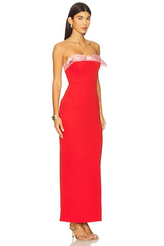 Sonya Moda Ivrea Ribbon Dress in Lola Red from Revolve.com | Revolve Clothing (Global)