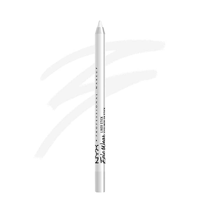 NYX PROFESSIONAL MAKEUP Epic Wear Liner Stick, Long-Lasting Eyeliner Pencil - Pure White | Amazon (US)