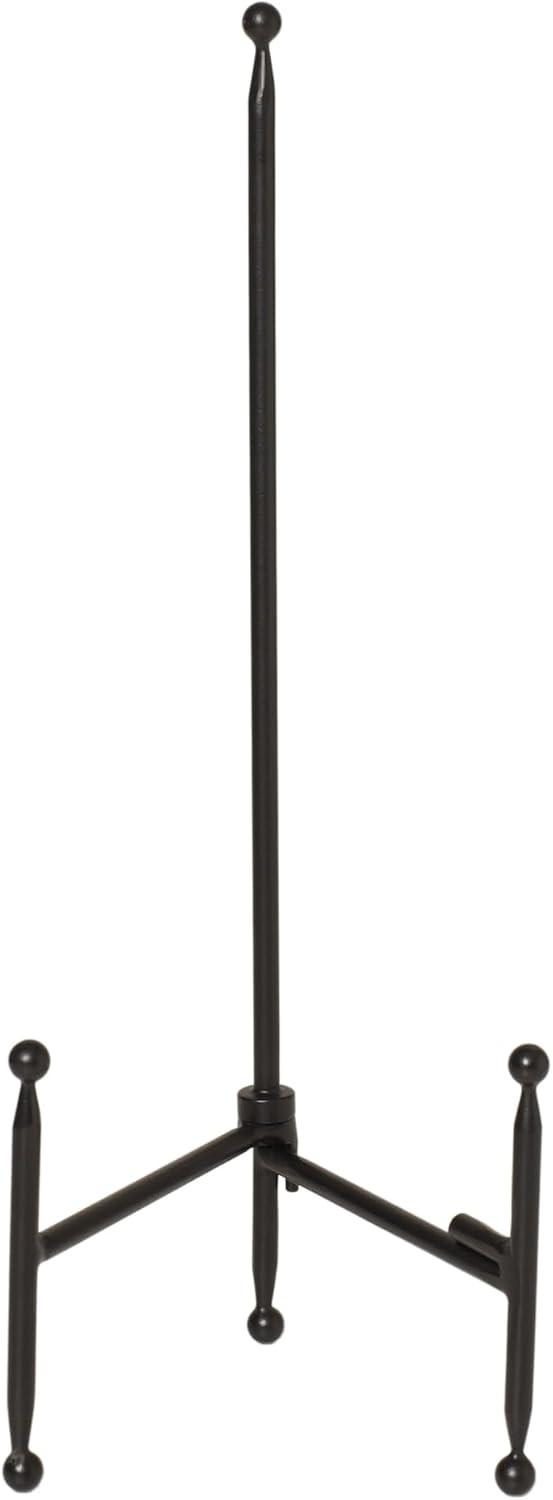 Studio Decor 15" Black Steel Tabletop Easel - Decorative Stand for Pictures, Frames, Books, Cards, Plates - 1 Pack | Amazon (US)