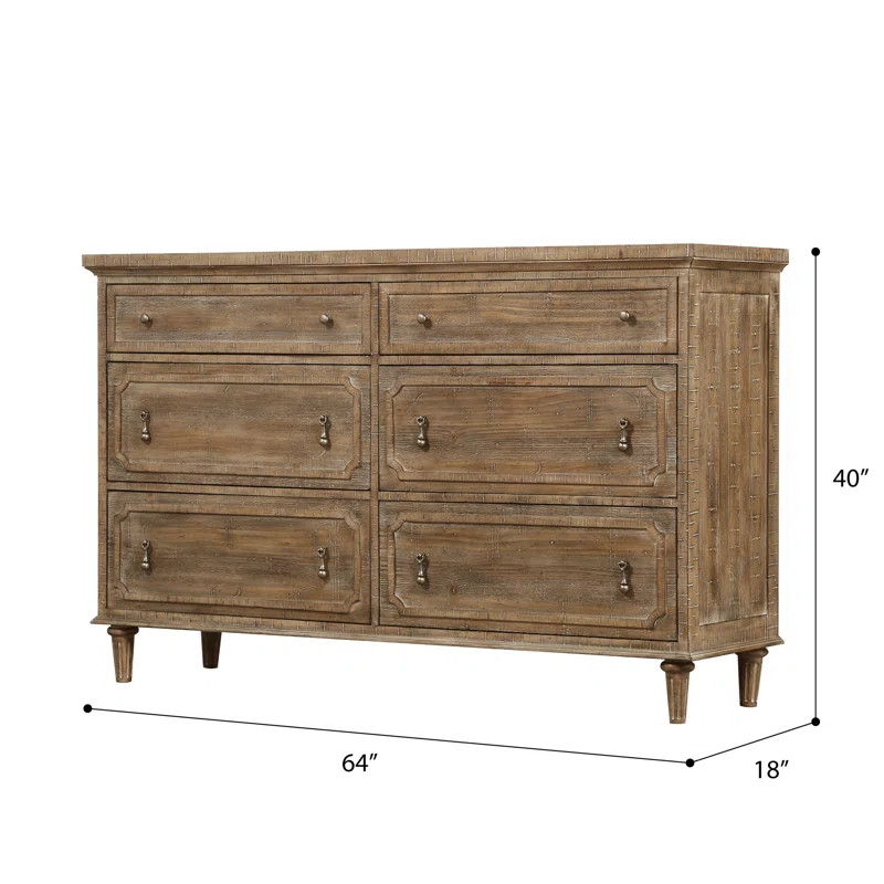Kellyton 6- Drawer Dresser | Wayfair North America