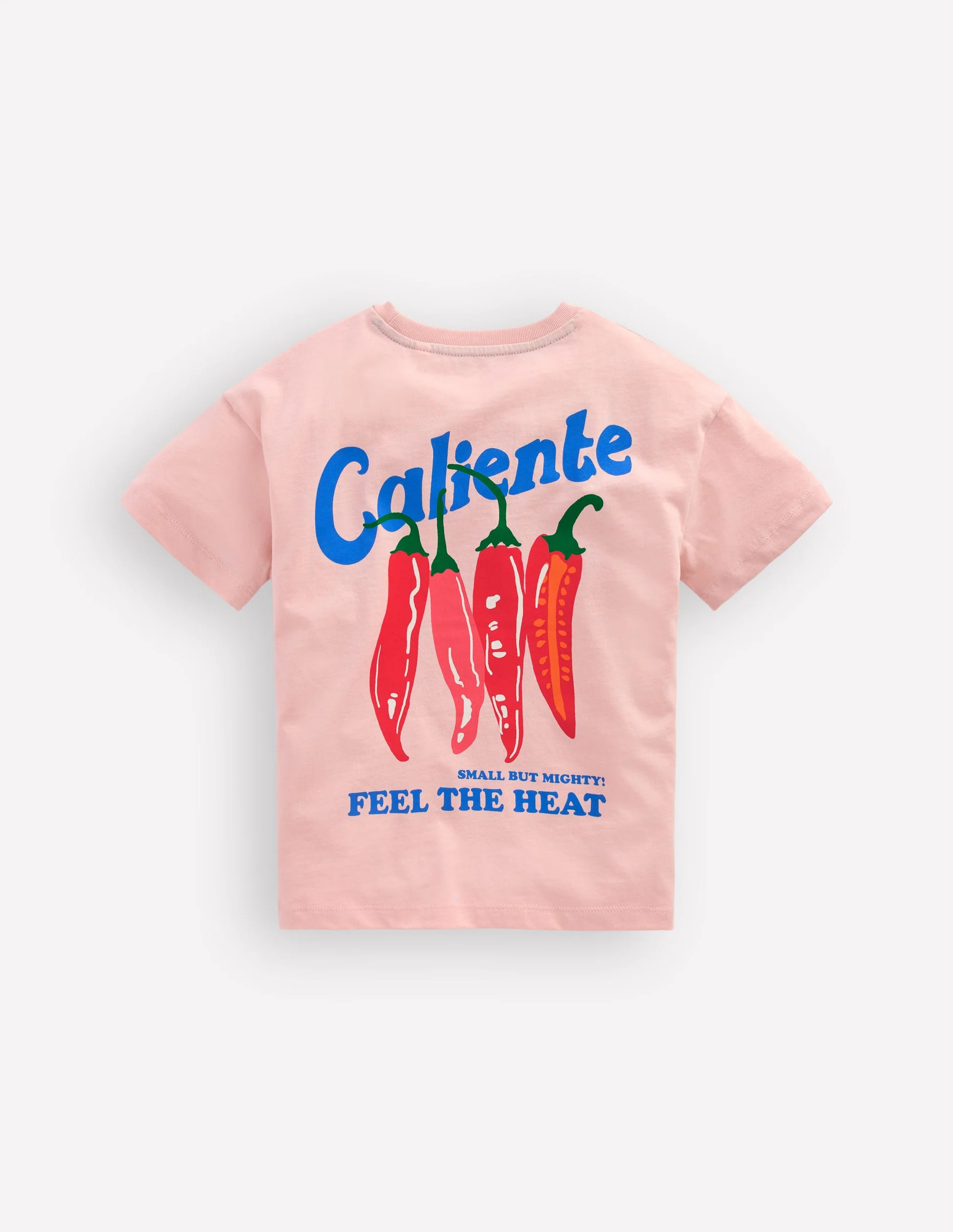 Front & Back Graphic T-shirt-Vintage Pink Chillis | Boden (US)