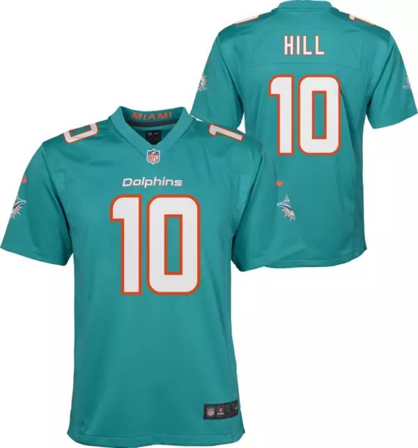 Nike Youth Miami Dolphins Tyreek Hill #10 Alternate Game Jersey | Dick's Sporting Goods