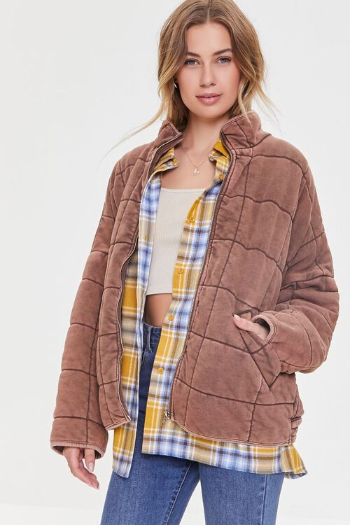 Quilted Zip-Up Jacket | Forever 21 (US)